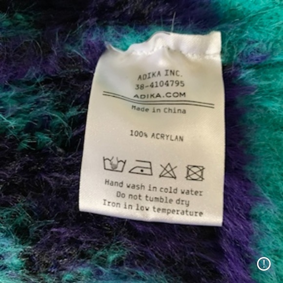 Adika “Slow burn” flame sweater in black blue & purple, made famous on TikTok - Picture 11 of 15